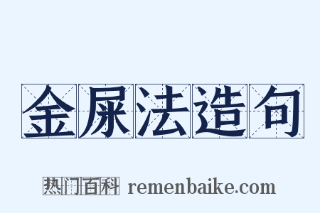 金屎法造句是什么意思的图片